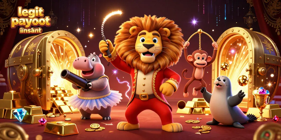 Experience the thrill of legit payout instant casino with vibrant characters in this dynamic 3D illustration.