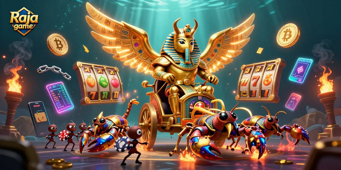 Raja game showcases dynamic slot gameplay with exciting jackpots and golden elements.