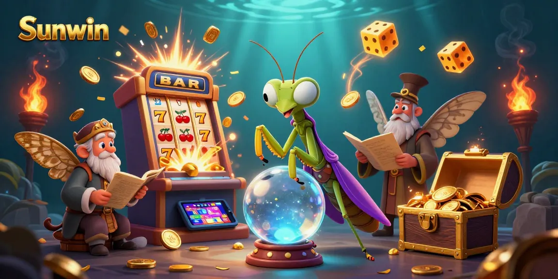 Experience excitement at Sunwin with a captivating 3D portrayal of fortune telling and casino jackpots.