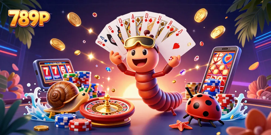 Engage in thrilling gameplay at 789P with vibrant characters, sparkling gems, and casino elements!