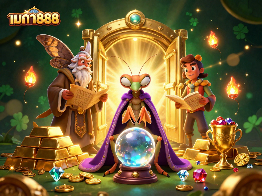 เล่นเกมสล็อตเมก้า888 กับตัวละครแฟนตาซีในบรรยากาศคาสิโนอันตระการตา