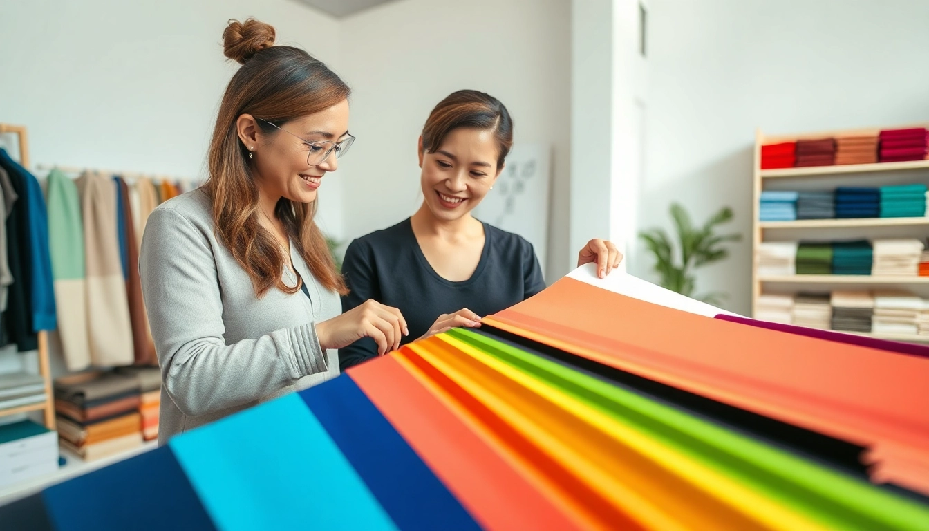 Armocromia analisi dei colori durante una consulenza personale con swatches