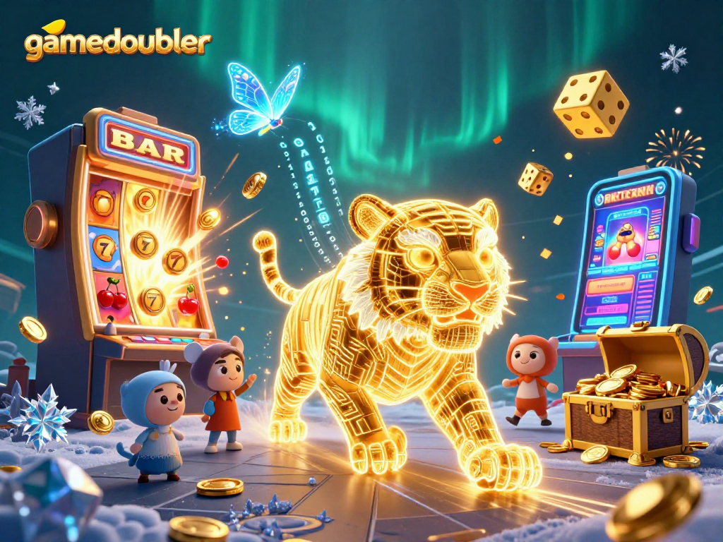 Experience high-energy gaming with gamedoubler's vibrant and interactive casino jackpot scene.