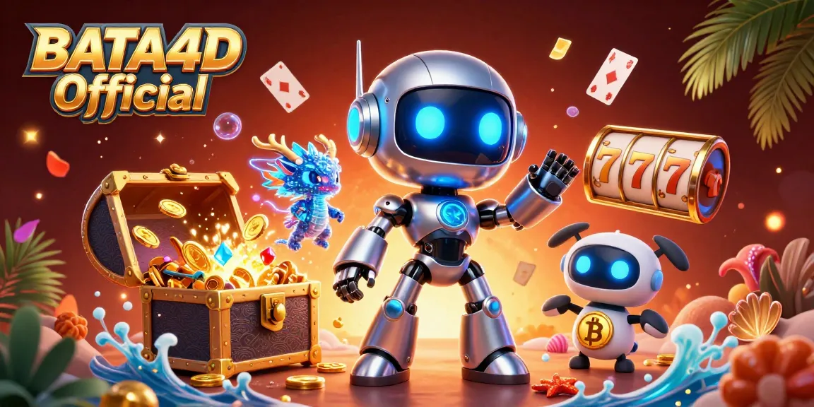Engage with BATA4D Official's vibrant 3D casino scene featuring exciting gaming elements.