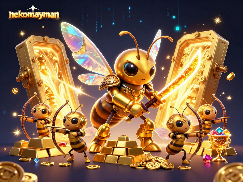 Neko May Mắn players harness the luck of the Maneki Neko in this vibrant casino scene.