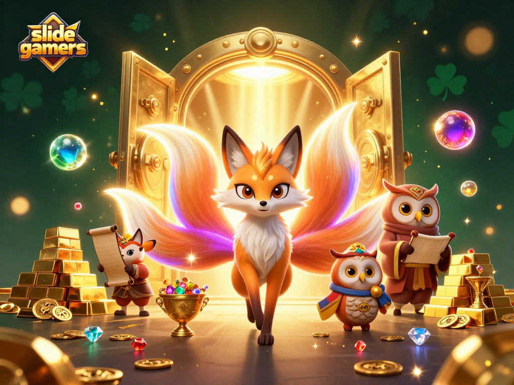Experience thrilling gameplay in slidegamers with vibrant characters and dazzling treasures.