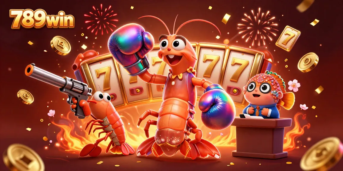 Experience thrilling wins with 789win in this vibrant casino-themed 3D illustration full of excitement.