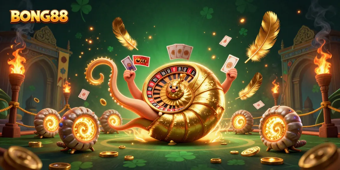 BONG88 players enjoy vibrant 3D casino action featuring a nautilus roulette wheel and dynamic game elements.