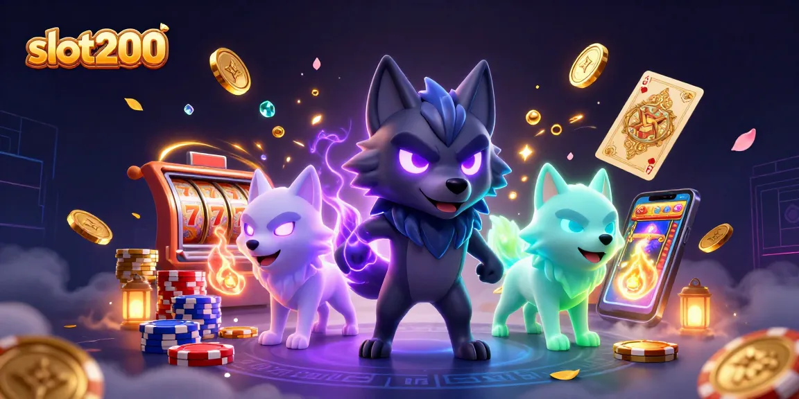 Engage with the thrilling action of slot200 featuring dynamic slot reels and poker chips.