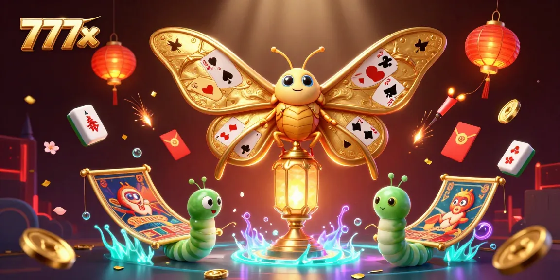 Experience the thrill of 777x with vibrant casino-themed elements in a dynamic 3D scene.