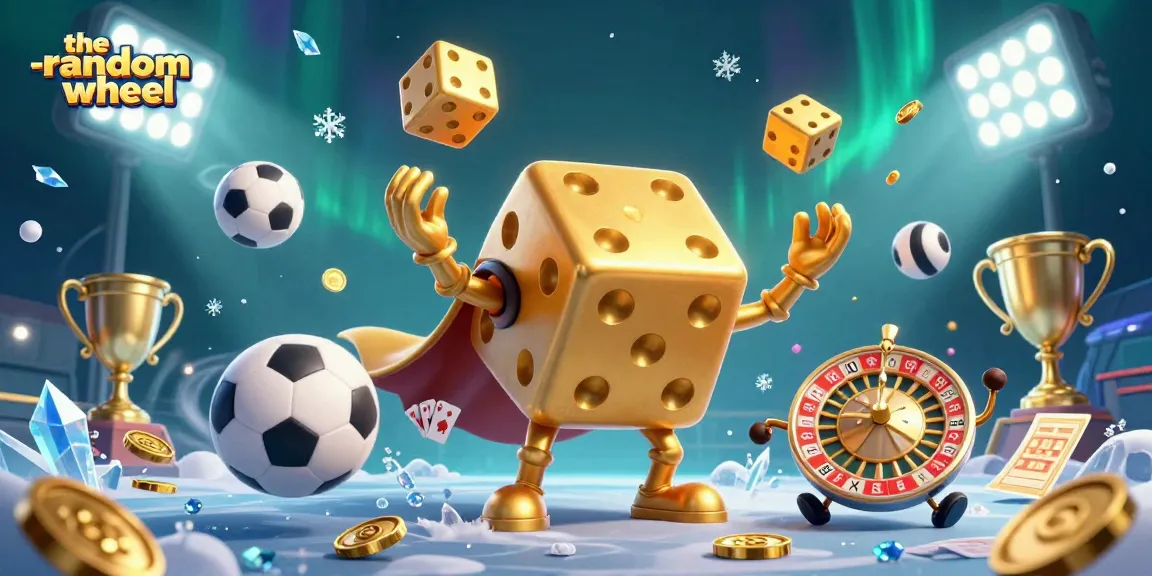 Spin the wheel and win big with the-random-wheel, a dynamic 3D casino illustration showcasing excitement.