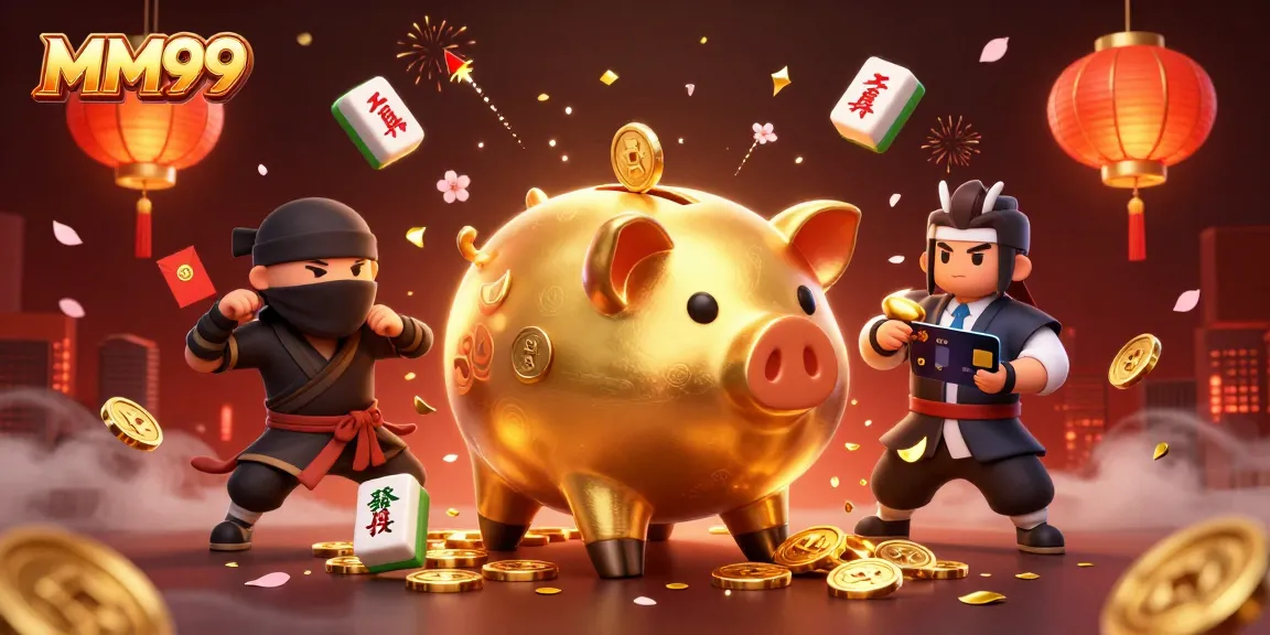 Experience thrilling MM99 gameplay with our vibrant 3D casino action scene featuring exciting game elements.