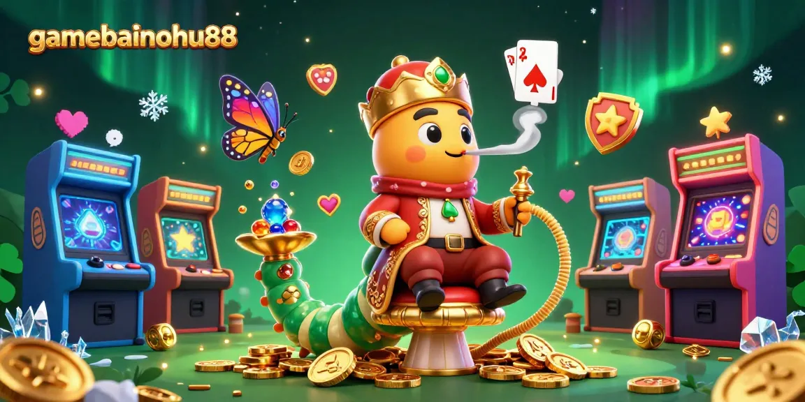 Engage in winning strategies at gamebainohu88 with a vibrant 3D casino illustration featuring dynamic game elements.