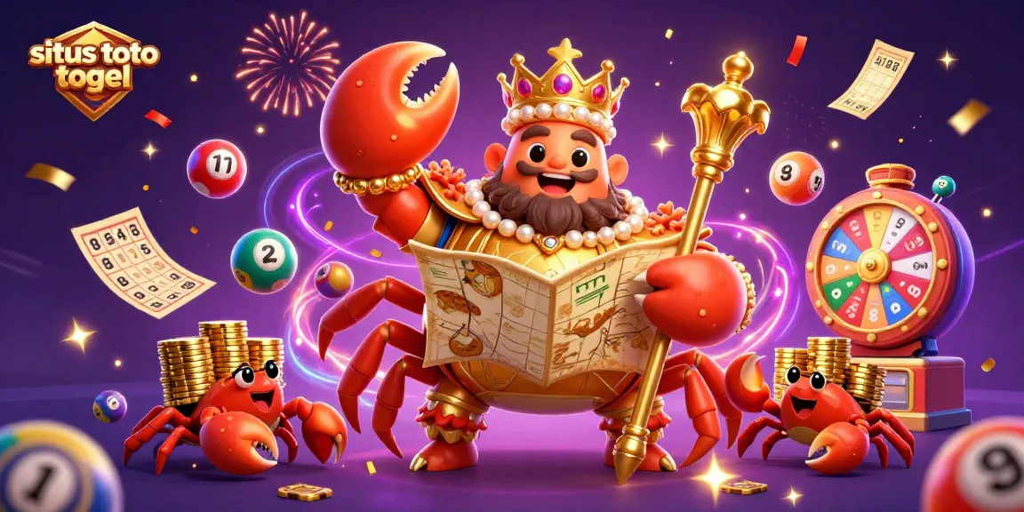 Experience thrilling excitement with situs toto togel as colorful lottery balls bounce in a vibrant casino scene.