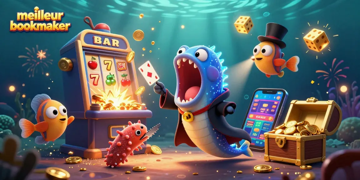 Des cartes magiques par le meilleur bookmaker avec une éruption de pièces et symboles de casino.
