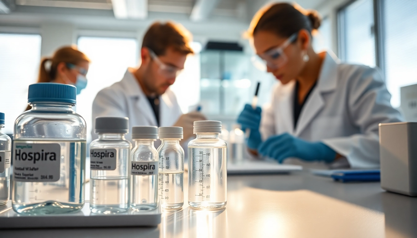 Enhancing research with hospira bac water in a professional lab environment.