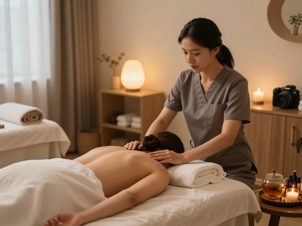 Experience a soothing consultation at Balanced Massage before your mantra88 login.