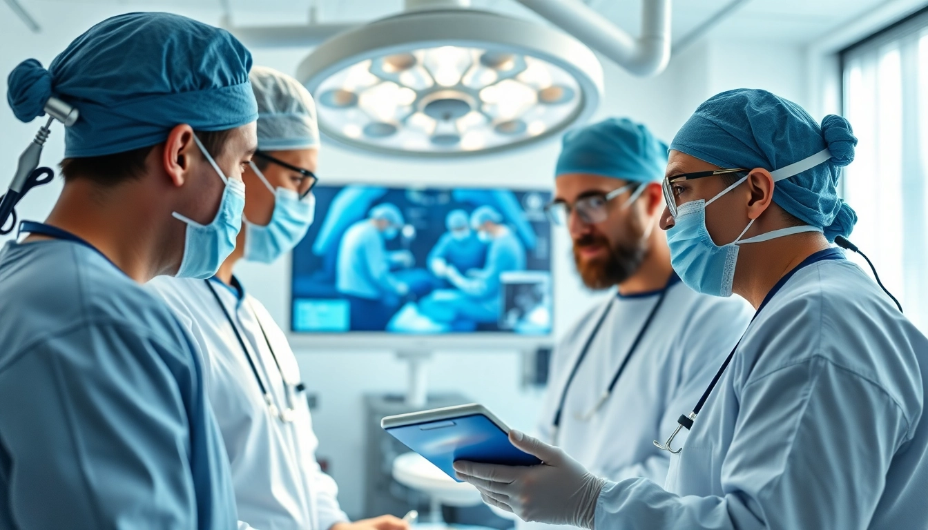 Surgical Treatment Cente featuring a dedicated medical team in a state-of-the-art surgical environment.